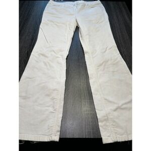 Liz Claiborne Ivory Corduroy Bootcut Pants Casual Classic Minimalist Size 14